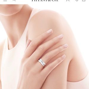 Tiffany & Co. 1837  silver ring - size 7